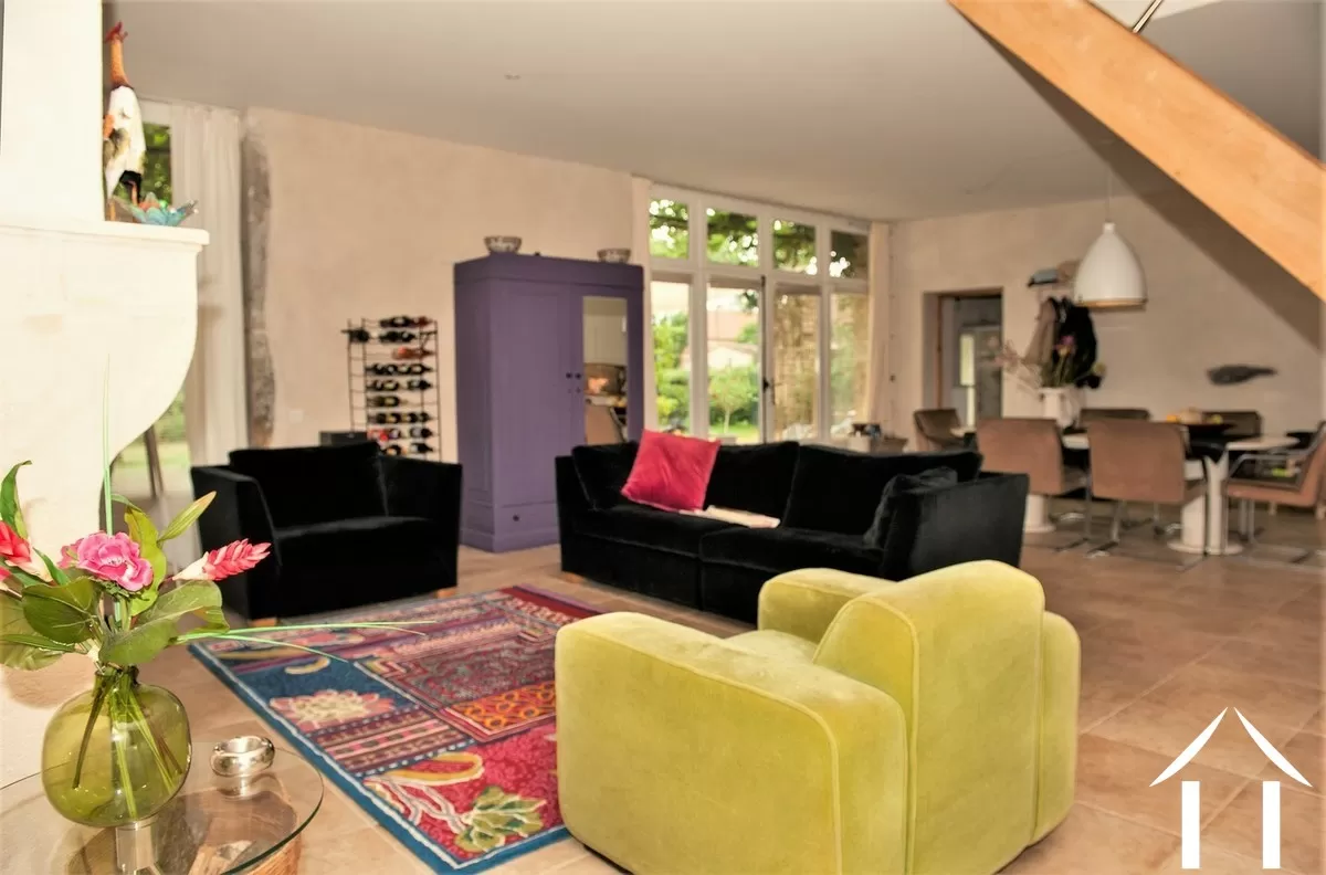 spacious living room with underfloor heating