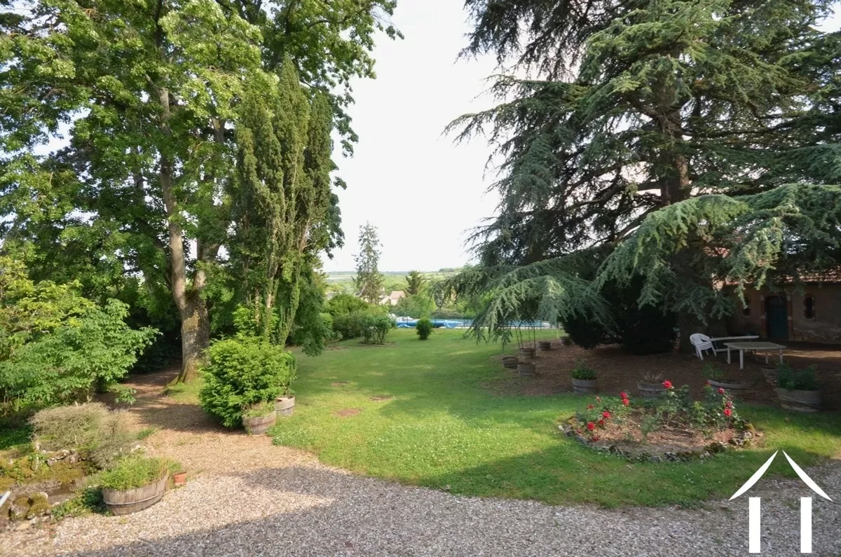 Blick auf das Gartenhaus