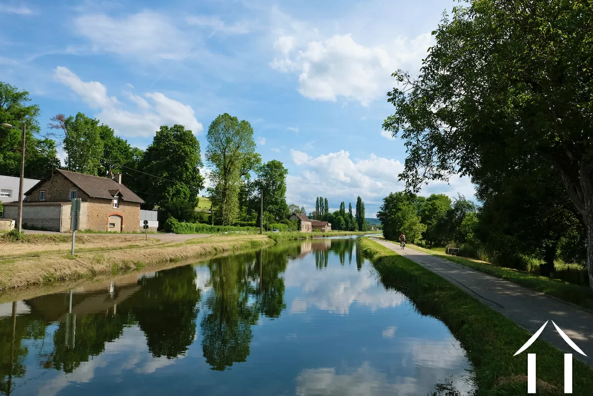 Der Canal du Centre und der Voie Verte (Grüner Weg)