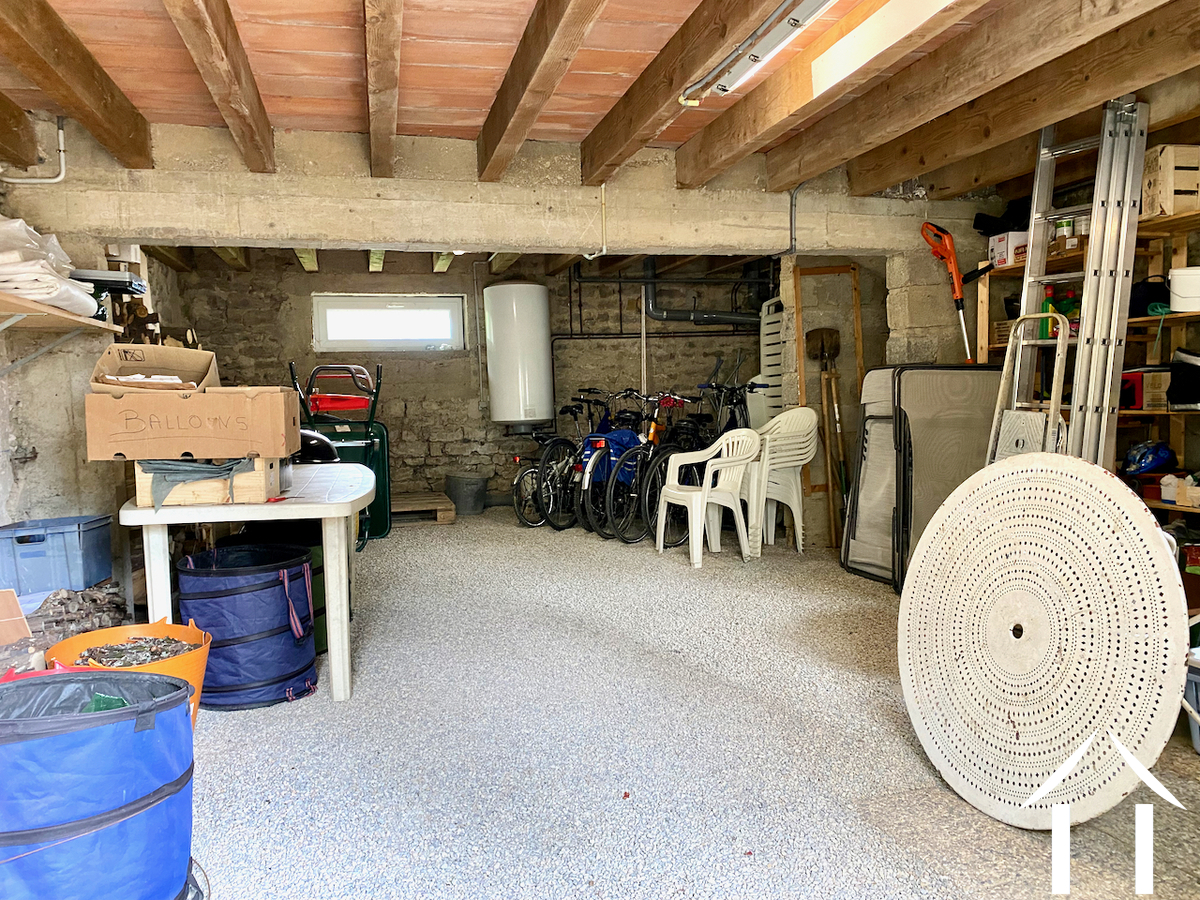 Le garage est très spacieux (43 m2)