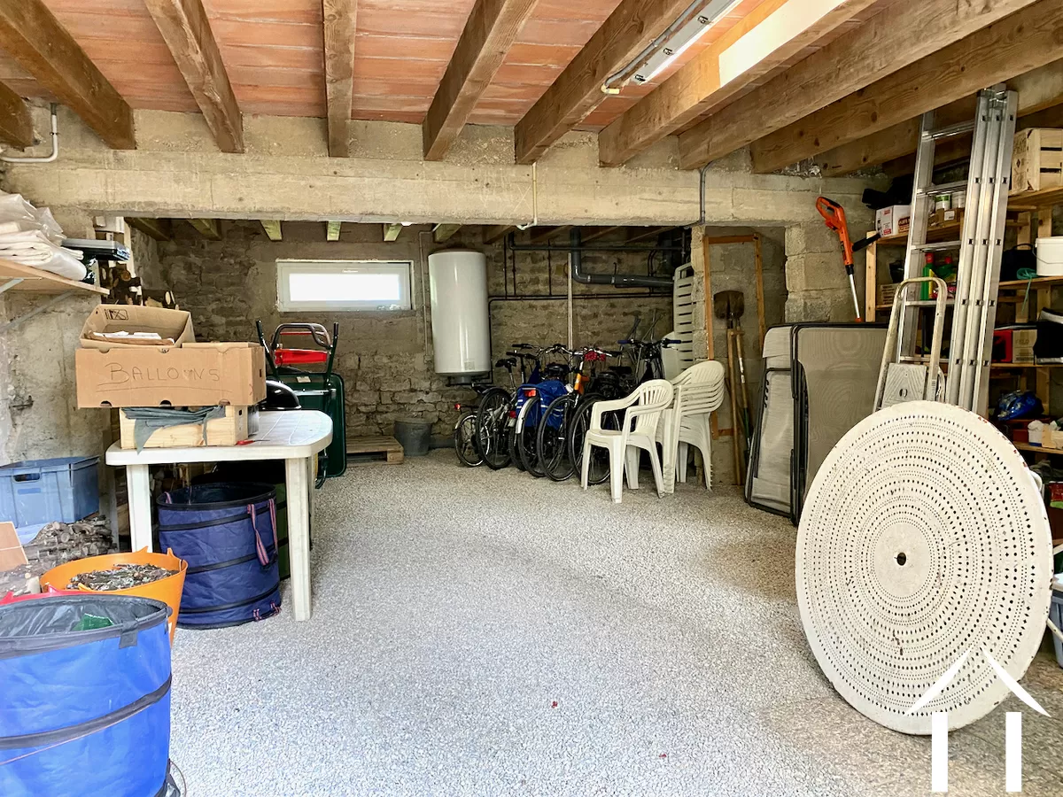 Le garage est très spacieux (43 m2)