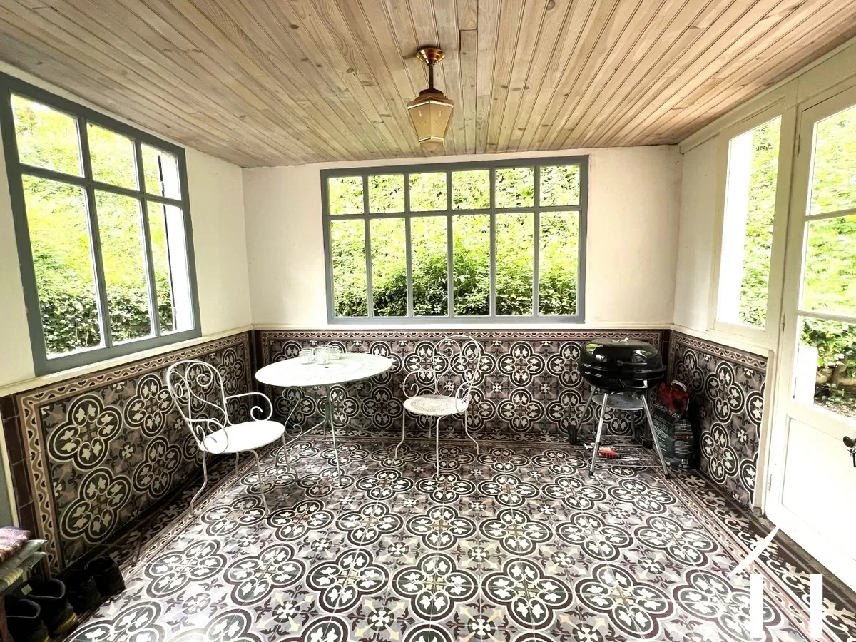 La véranda côté sud