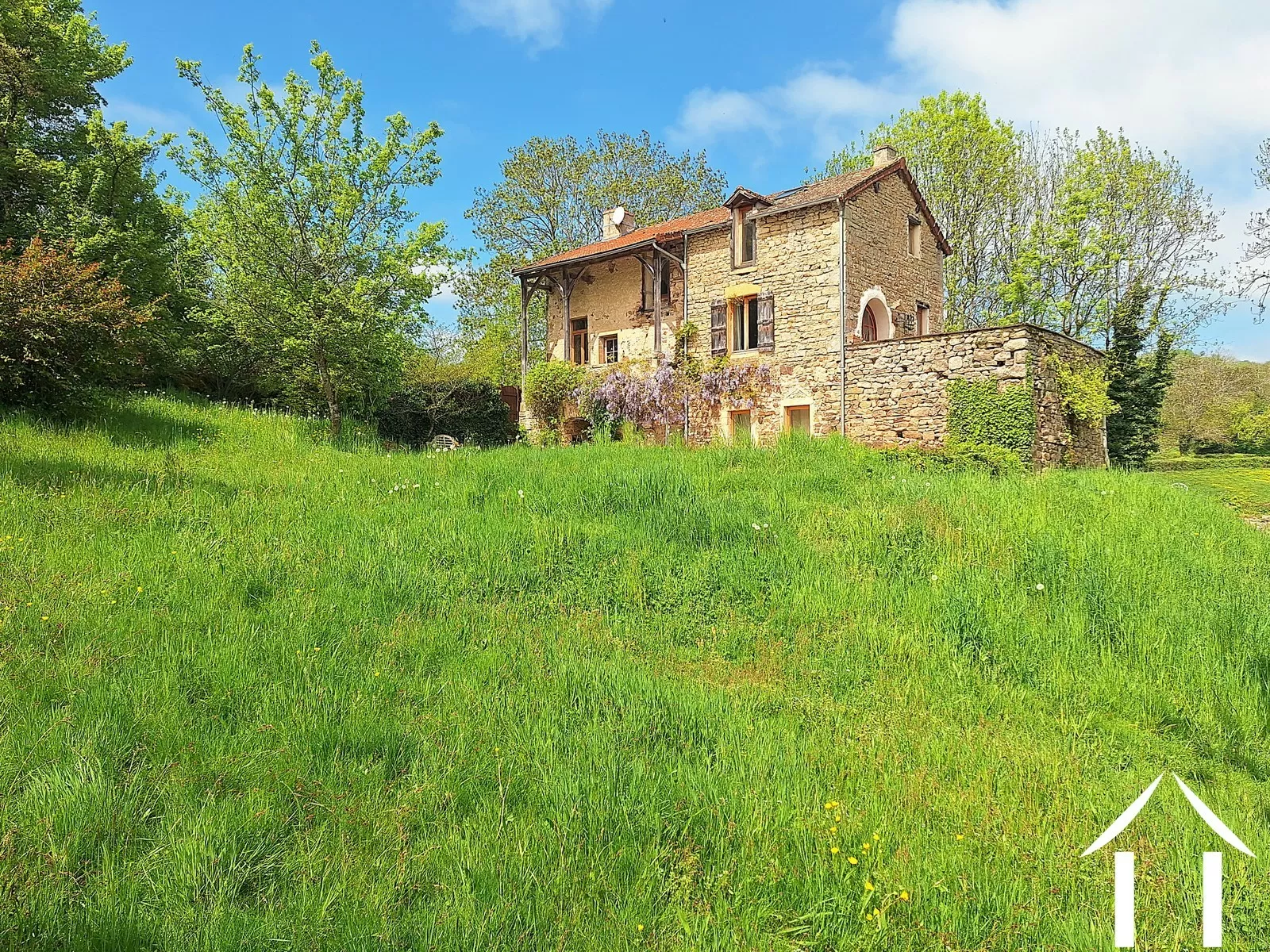 Südseite des Hauses