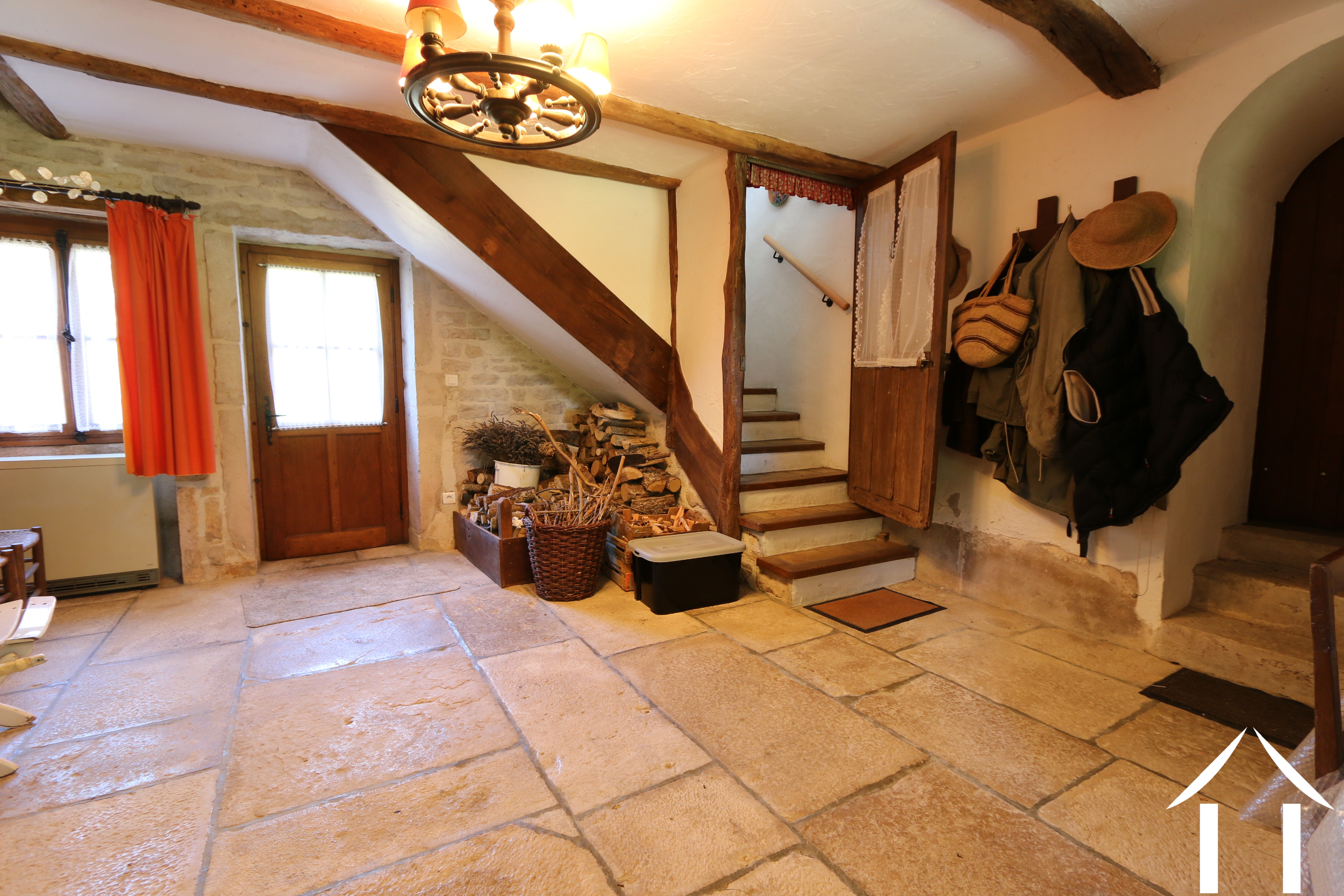 Eingang im Erdgeschoss vom Garten