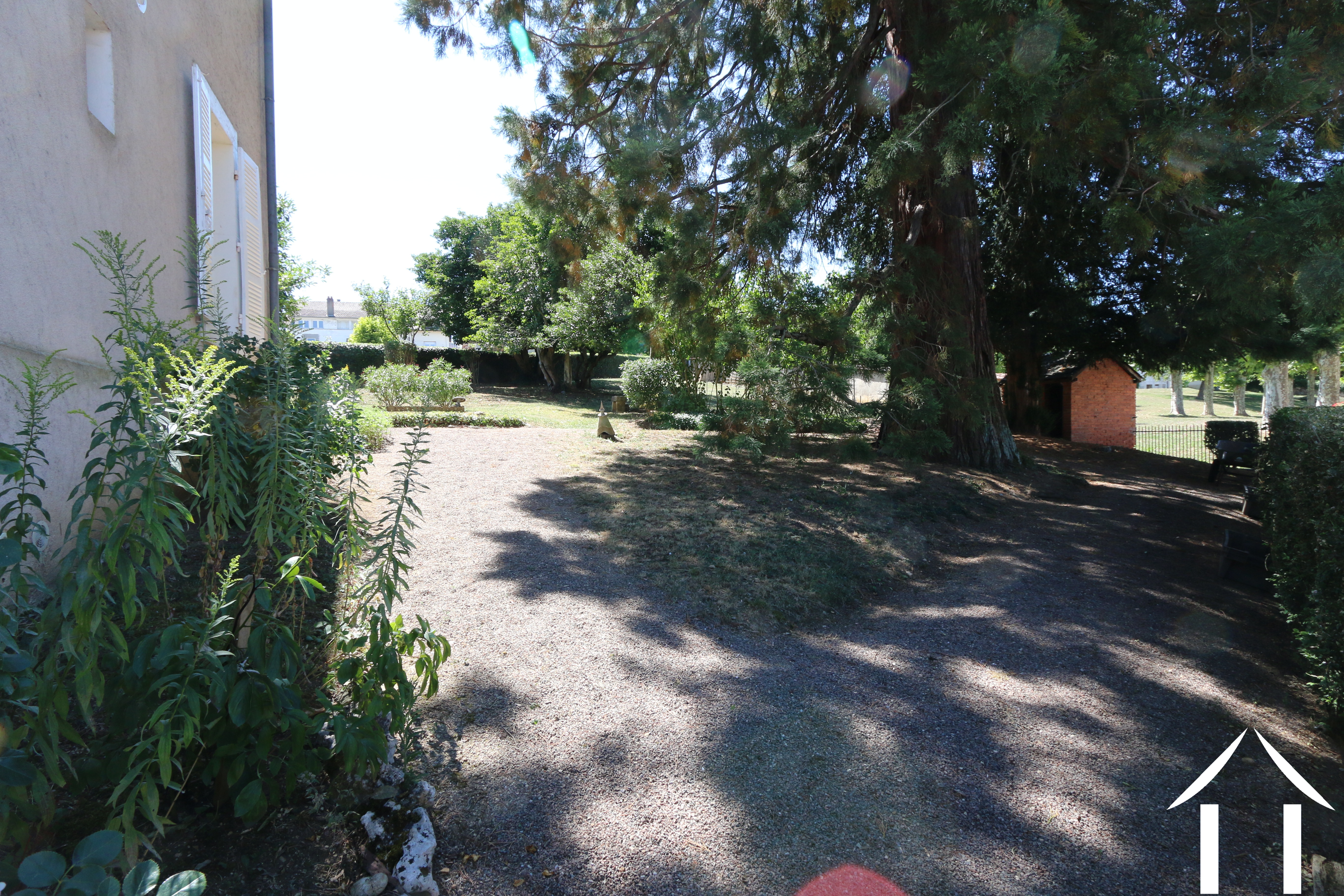 Garten auf der Ostseite