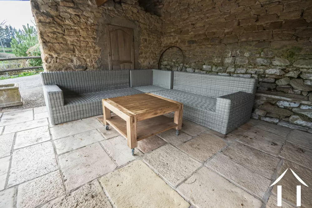 Überdachte Terrasse