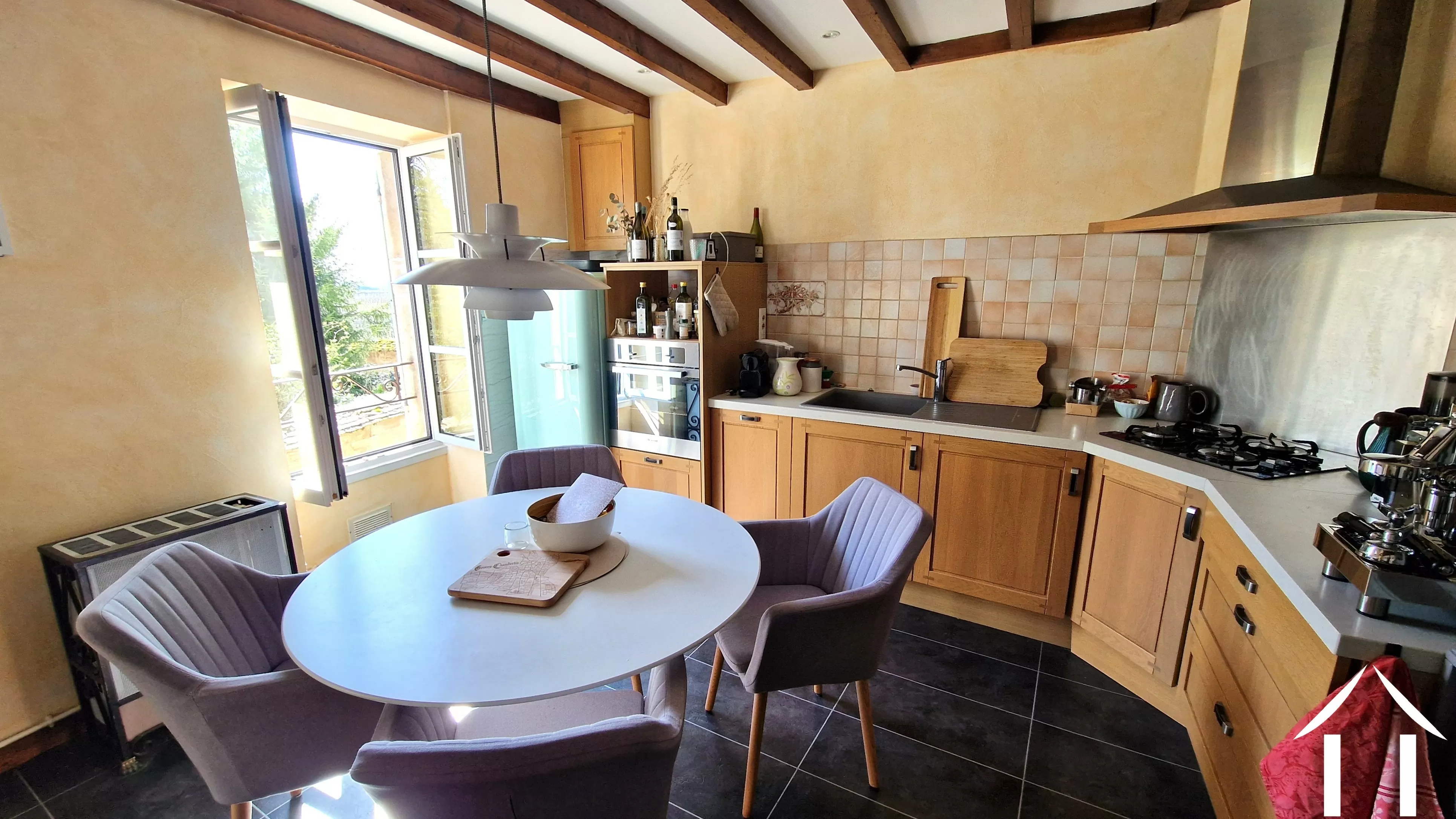 Oben wohnende Küche