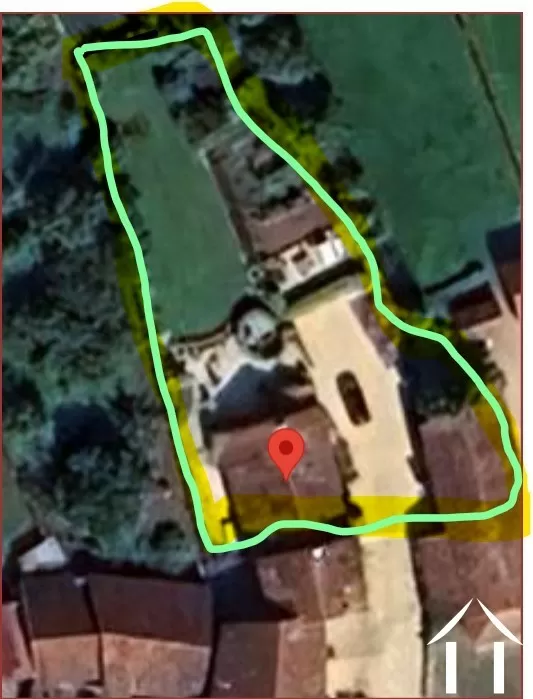 Übersicht über das Grundstück