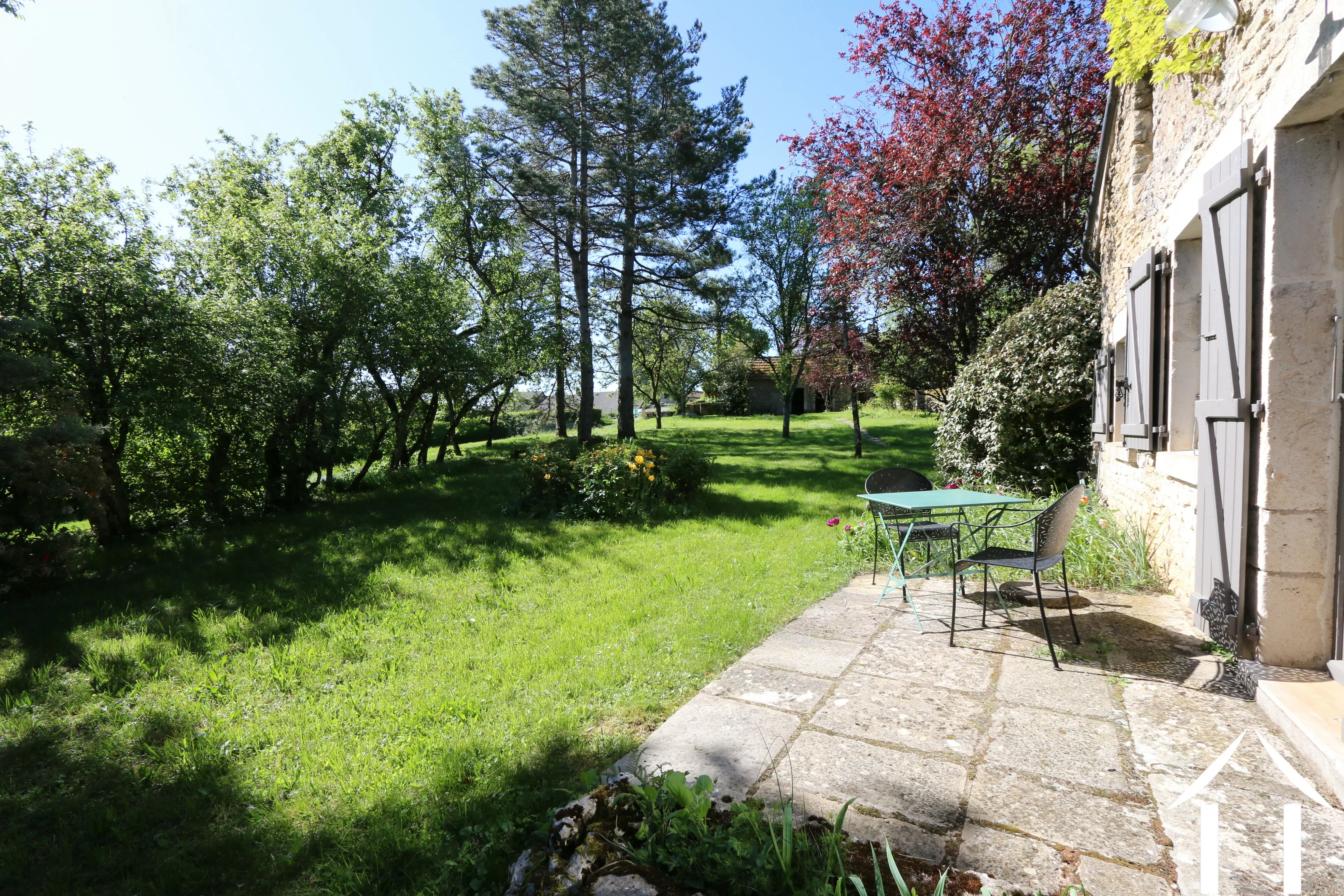 Terrasse vor dem Wohnzimmer