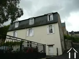Shows the rear of the property