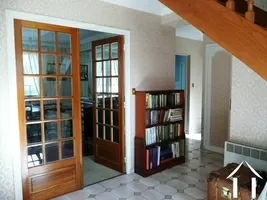 The entrance hall that accesses all rooms on the ground floor.