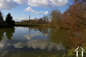 8000m2 lake fed by river