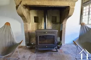 wooden stove
