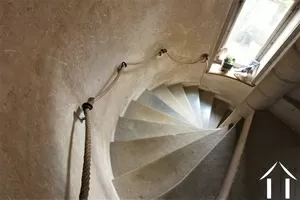 Tower staircase to the cellar
