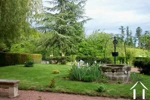 Garden with well