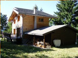 Authentic chalet on the edge of the forest les carroz