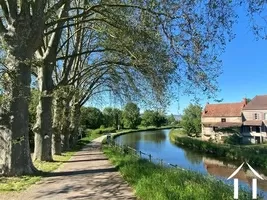 Der Canal du Centre und der Voie Verte (Grüner Weg)