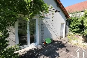 Terrasse und Haus