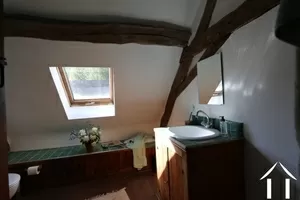 Dusche im zweiten Stock