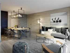 Phänomenale 3 Schlafzimmer im neuen Programm les fermes de l'alpe alpe d'huez Ref # C2351-C305 
