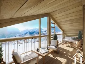 Schöne t2 + Berg Ecke mit außerhalb alpe d'huez Ref # C2575-A02 