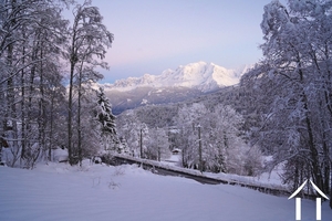 Grundstück mit Blick auf die Mont Blanc Range Cordon Ref # C2634 