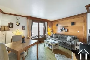1-Schlafzimmer in der Nähe des Mont d'Arois Megève Ref # C2641 