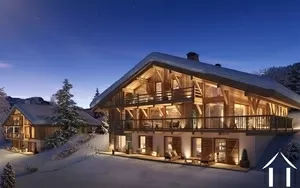 Halbchalet - Panoramablick auf den Mont Blanc Ref # C5611-1B 