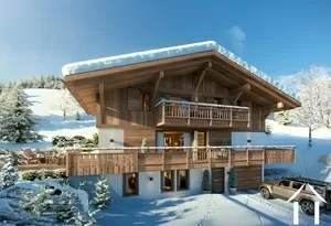 Neues Chalet - Ski-in Ski-out - unverbauter Blick Ref # C6592-B 