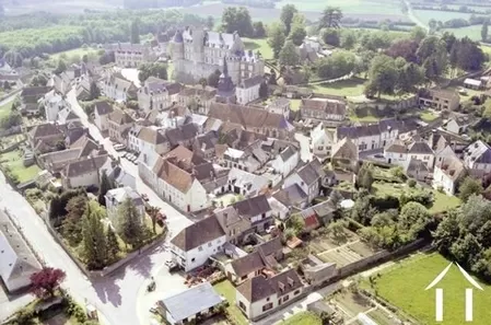 Located in one of the most picturesque areas of northern France, the property is convenient to Paris, the Loire Valley, Chartres, and Le Mans. The entire village is a classified historic site, unspoiled by modern construction, overhead power lines, etc. While the village is small, it still offers essential services including a bakery, bar, restaurant, small grocery store, doctor, two banks, post office and hair salon. 