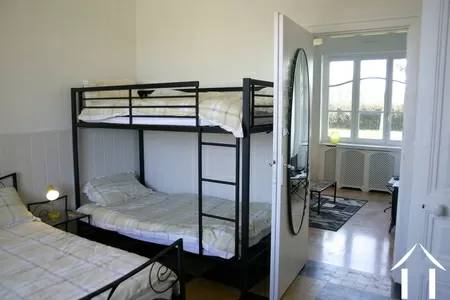 Schlafzimmer und Wohnzimmer der Gite