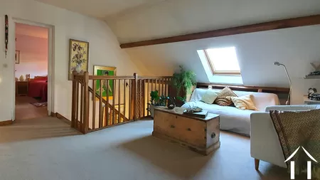 Le salon de lecture au 1er étage