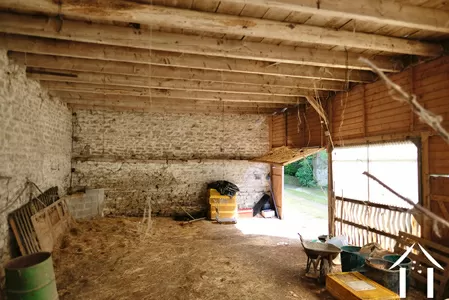Das Innere der Scheune