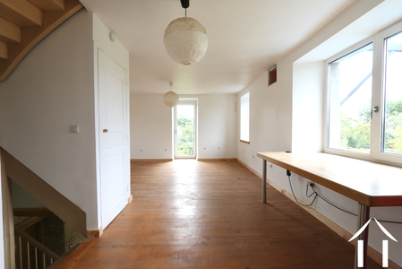 Großer Raum auf Ebene 1 - Blick aus dem Schlafzimmer