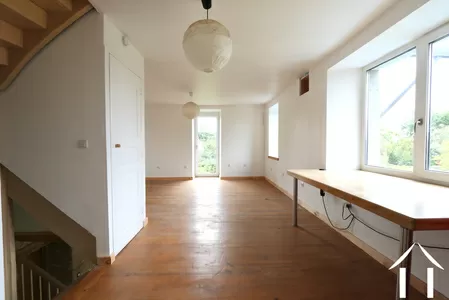 Großer Raum auf Ebene 1 - Blick aus dem Schlafzimmer