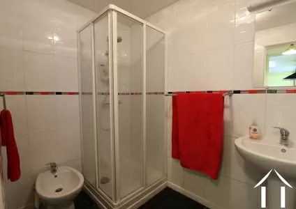 Duschraum im Erdgeschoss