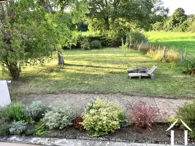 Garten von oben gesehen