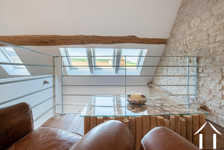 Views from elevated salon