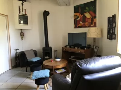 Wohnzimmer vermietete Wohnung