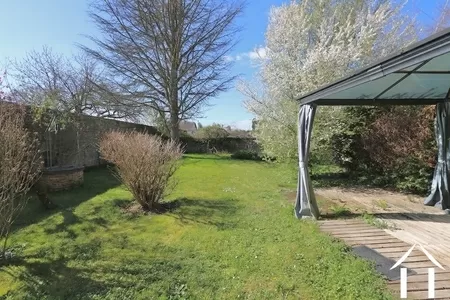 Der Garten vom Erdgeschoss aus gesehen