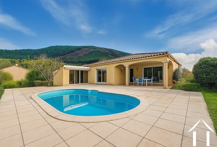 Villa with views, low annual costs, swimming pool and garage  Ref # 06-654203 