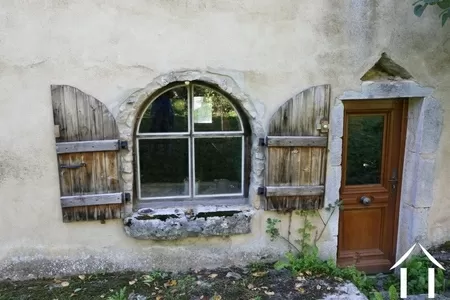 Küchen-Hintertür und Fenster