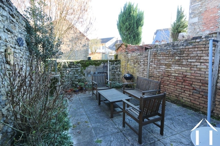 Die Terrasse im Winter