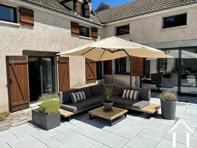 Pflasterterrasse