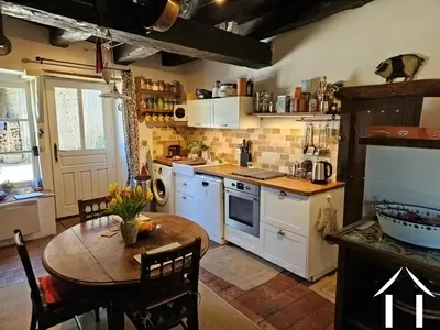 Direkter Zugang zum Innenhof von der Küche