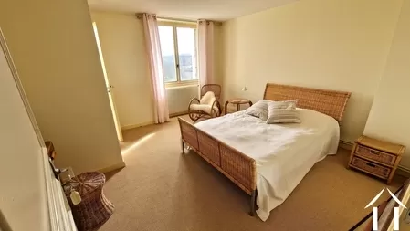 Schlafzimmer mit Blick auf die Hügel