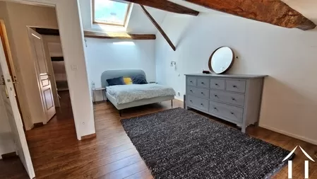 Oben liegendes Schlafzimmer