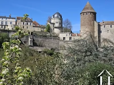 Stadtansichten aus dem Garten
